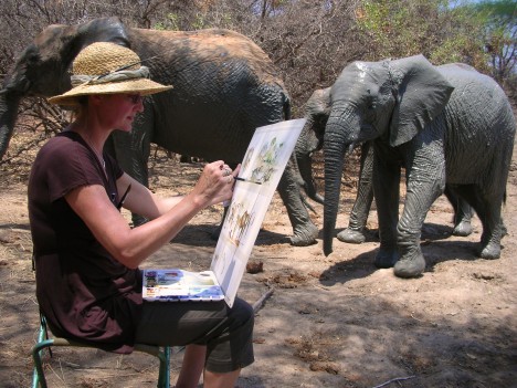 karen, wildlife artist